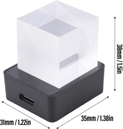 Cubo de Cristal Holográfico 3D