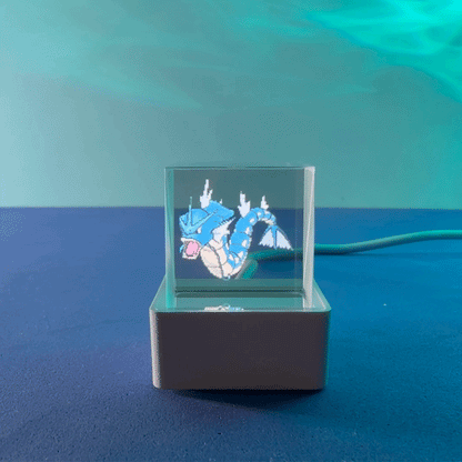 Cubo de Cristal Holográfico 3D