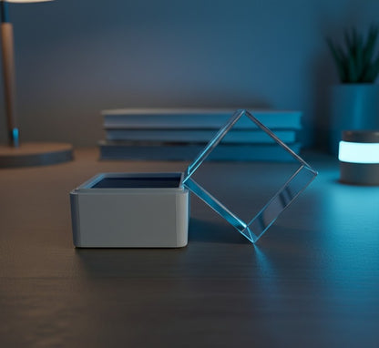 Cubo de Cristal Holográfico 3D